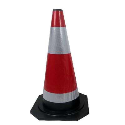 谋福 70CM反光路锥 橡胶路锥 塑料路锥 路障锥 雪糕筒桶 交通锥桶 交通设施 70cm橡胶反光路锥 宏兴家具五金 【价格 图片 品牌 报价】-苏宁易购